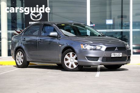 Silver 2013 Mitsubishi Lancer Sedan ES