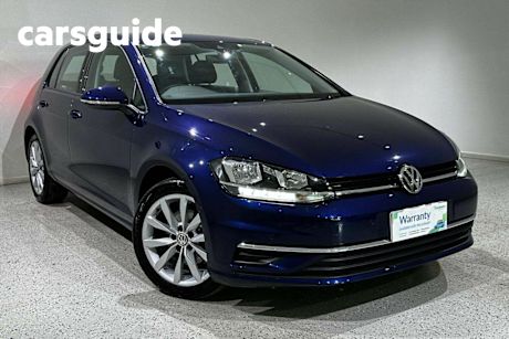 Blue 2018 Volkswagen Golf Hatchback 110 TSI Comfortline