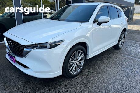 White 2022 Mazda CX-5 Wagon Akera Turbo (awd)