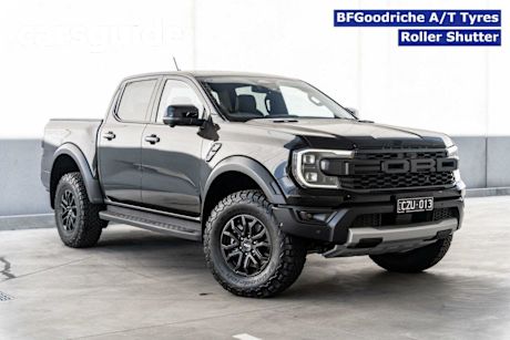 Black 2024 Ford Ranger Double Cab Pick Up Raptor 3.0 (4X4)