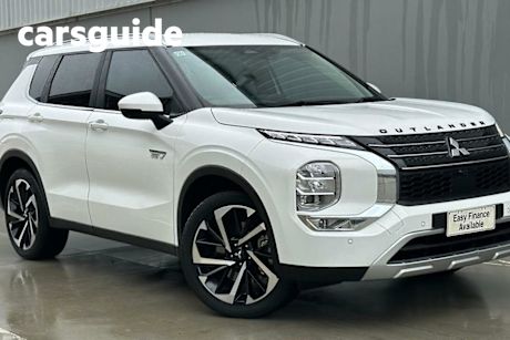 White 2022 Mitsubishi Outlander Wagon Phev Aspire 5 Seat (awd)