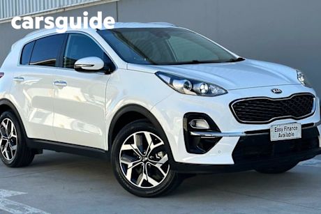 White 2020 Kia Sportage Wagon SX+ (fwd)