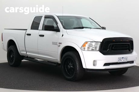 White 2020 Ram 1500 Coach Express (4X4) BLK PAK W/Rboxes
