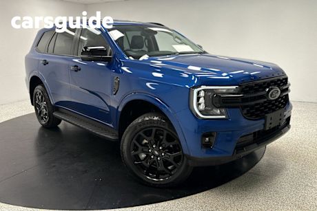 Blue 2024 Ford Everest Wagon Sport (rwd)