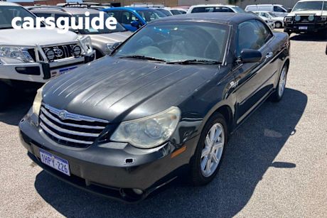 Black 2009 Chrysler Sebring Cabriolet Cabrio Limited