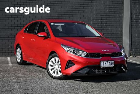 Red 2021 Kia Cerato Sedan S