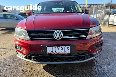 Red 2018 Volkswagen Tiguan Wagon 132 TSI Comfortline