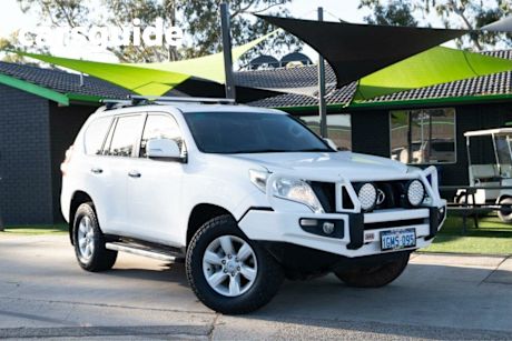 White 2014 Toyota Landcruiser Prado Wagon GX (4X4)