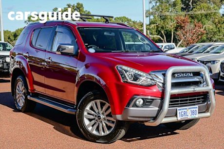 Red 2018 Isuzu MU-X Wagon LS-T (4X4)