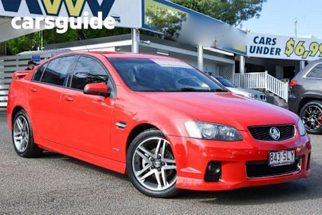 Red 2012 Holden Commodore Sedan SV6