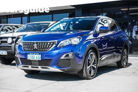 Blue 2019 Peugeot 3008 Hatch Allure SUV