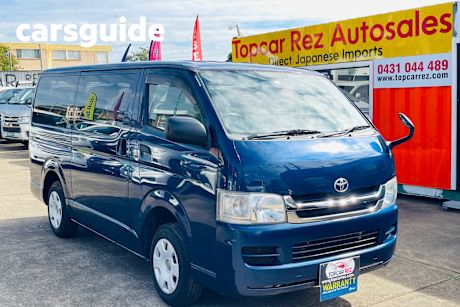 Blue 2010 Toyota Hiace Wagon
