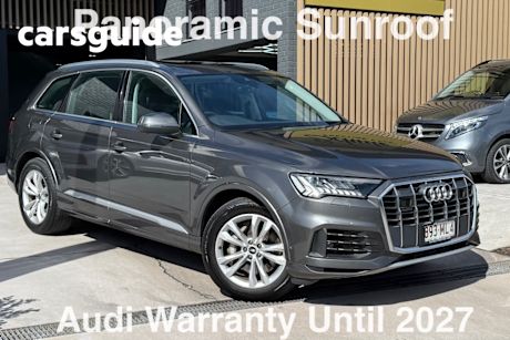 Grey 2021 Audi Q7 Wagon 45 TDI Quattro Mhev