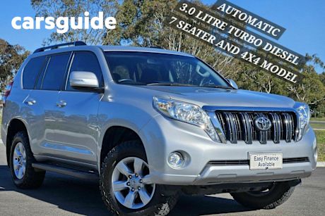 Silver 2015 Toyota Landcruiser Prado Wagon GXL (4X4)