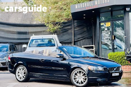 Black 2007 Volvo C70 Convertible T5
