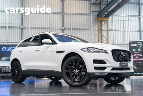 White 2016 Jaguar F-Pace Wagon 30D Portfolio