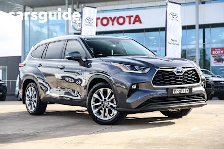 Grey 2021 Toyota Kluger Wagon Grande Hybrid AWD
