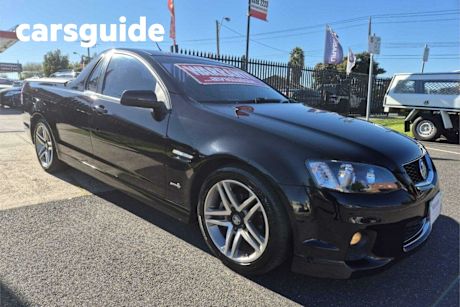 Black 2012 Holden Commodore Utility SV6