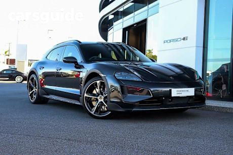 Grey 2024 Porsche Taycan Wagon Turbo Cross Turismo