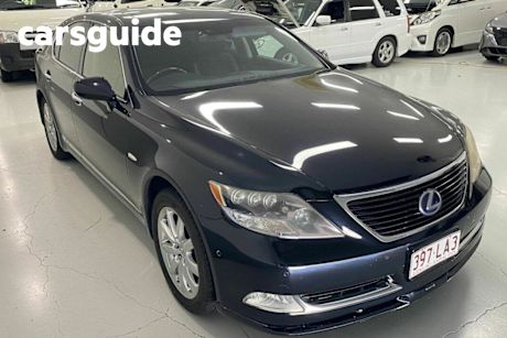 Black 2007 Lexus LS600H Sedan AWD