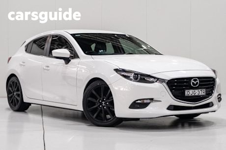 White 2016 Mazda 3 Hatchback SP25 GT