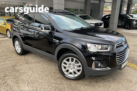 Black 2017 Holden Captiva Wagon Active 5 Seater