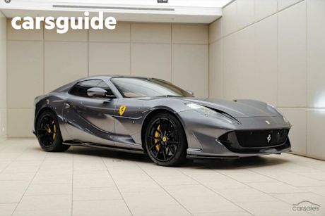 Silver 2021 Ferrari 812 GTS Convertible Spider DCT