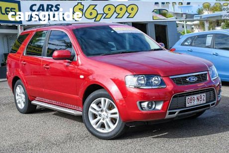 Red 2011 Ford Territory Wagon TS RWD