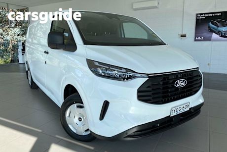 White 2024 Ford Transit Custom Van 320L (lwb)