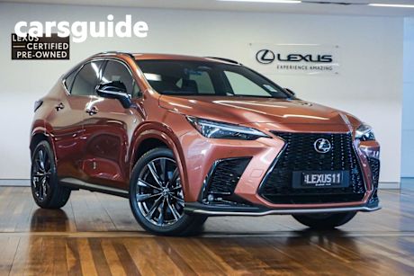 Brown 2024 Lexus NX350H Wagon F Sport + EP1 Hybrid AWD