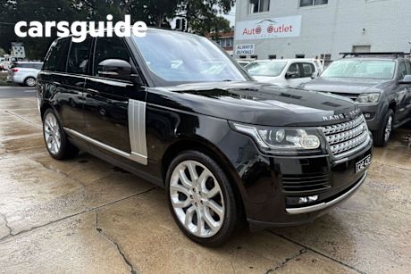 Black 2016 Land Rover Range Rover Wagon Vogue TDV6