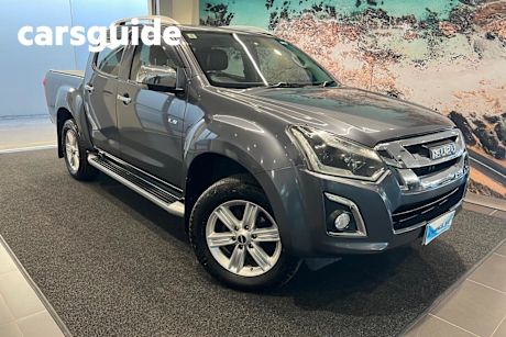 Grey 2018 Isuzu D-MAX Crew Cab Utility LS-Terrain HI-Ride (4X2)