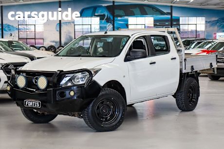 White 2017 Mazda BT-50 Dual Cab Chassis XT (4X4)
