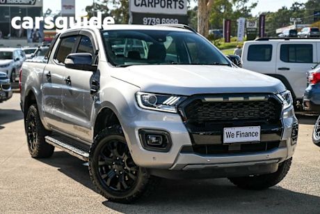 Silver 2018 Ford Ranger Double Cab Pick Up Wildtrak 2.0 (4X4)