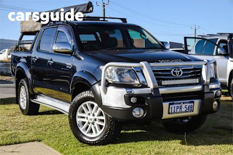 Black 2012 Toyota Hilux Dual Cab Pick-up SR5 (4X4)
