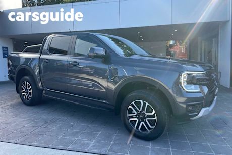 Grey 2024 Ford Ranger Double Cab Pick Up Sport 2.0 (4X4)