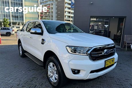 White 2020 Ford Ranger Double Cab Pick Up XLT 3.2 HI-Rider (4X2)
