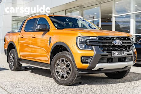 Yellow 2024 Ford Ranger Double Cab Pick Up Wildtrak 3.0 (4X4)