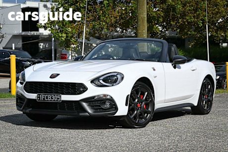 White 2017 Abarth 124 Roadster Spider