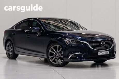 Blue 2018 Mazda 6 Sedan Atenza