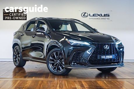 Black 2022 Lexus NX450H+ Wagon F Sport + EP2 Phev AWD