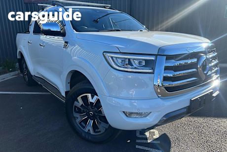 White 2024 GWM Cannon Dual Cab Utility XSR (4X4)