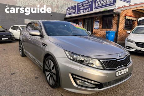 Grey 2011 Kia Optima Sedan PLATINUM TF