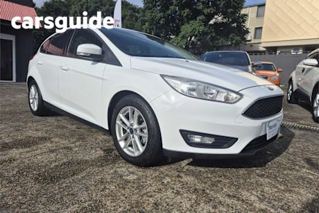White 2017 Ford Focus Sedan Trend