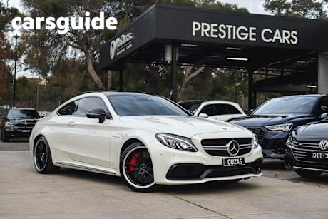 White 2017 Mercedes-Benz C63 Coupe S