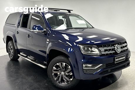 Blue 2021 Volkswagen Amarok Dual Cab Utility TDI580 Highline 4Motion