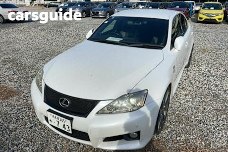 White 2008 Lexus IS F Sedan USE20R Sedan 4dr Sports Auto 8sp 5.0i