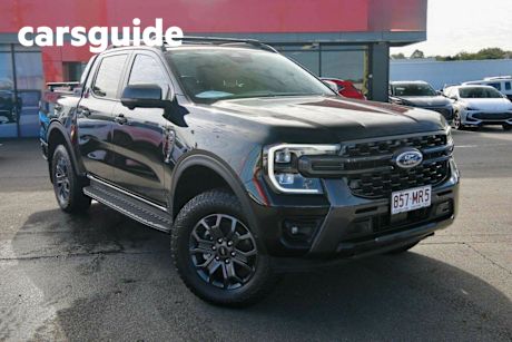 Black 2022 Ford Ranger Double Cab Pick Up Wildtrak 3.0 (4X4)