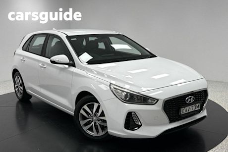 White 2018 Hyundai I30 Hatchback Active
