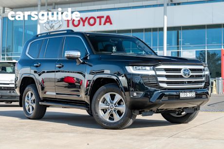 Black 2023 Toyota Landcruiser Wagon LC300 Sahara (4X4)